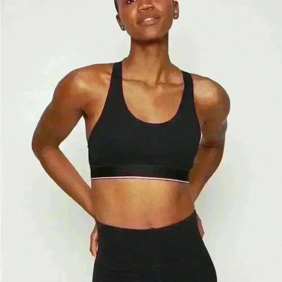 FourLaps Women's Circuit Sports Bra Black NWT Size XS - Picture 1 of 3